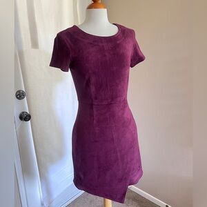 Aqua Aubergine Mini Dress